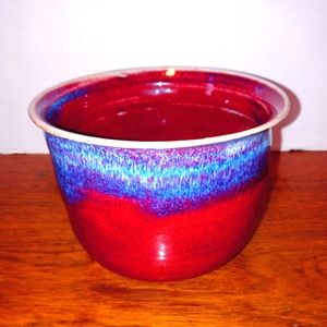 4.5" Vintage hand made pottery bowl by west coast bay area artist beautiful